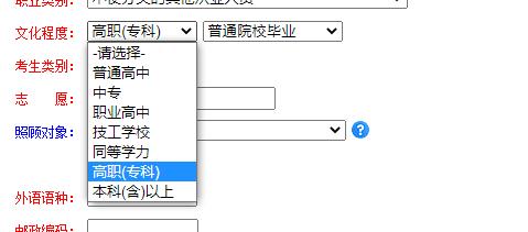 河南成人高考报名平台